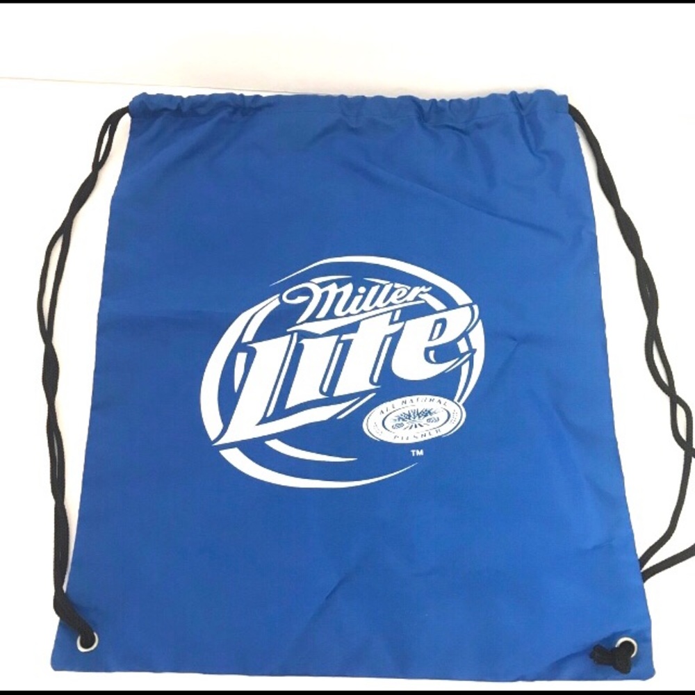 🍺 NWOT Miller Lite Back Sack